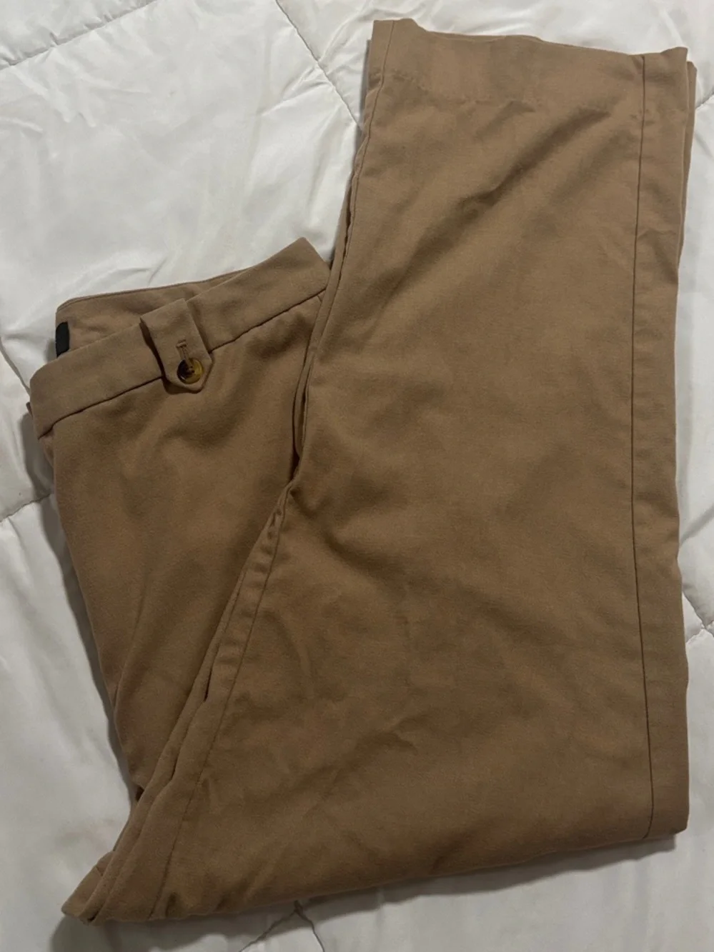 Banana Republic Soft Khaki Slacks Tan Business Casual Pants Women’s 14